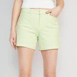 Old Navy Green Gingham Women's Shorts